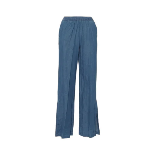 Straight-Leg Denim Trousers