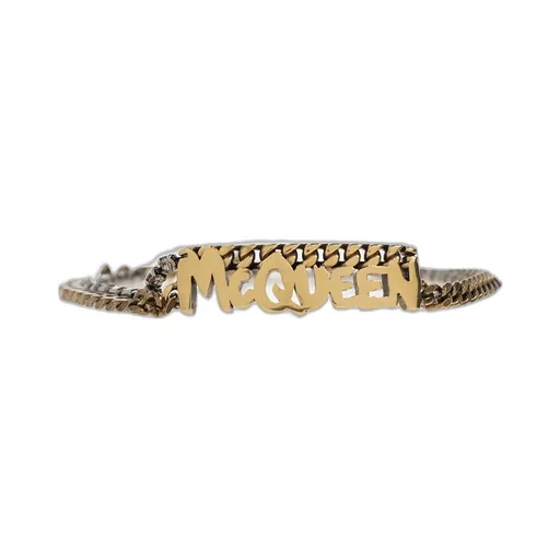 Grafitti Logo Plaque Bracelet