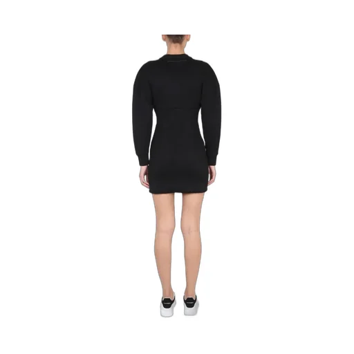 Zipped Long Sleeved Dress