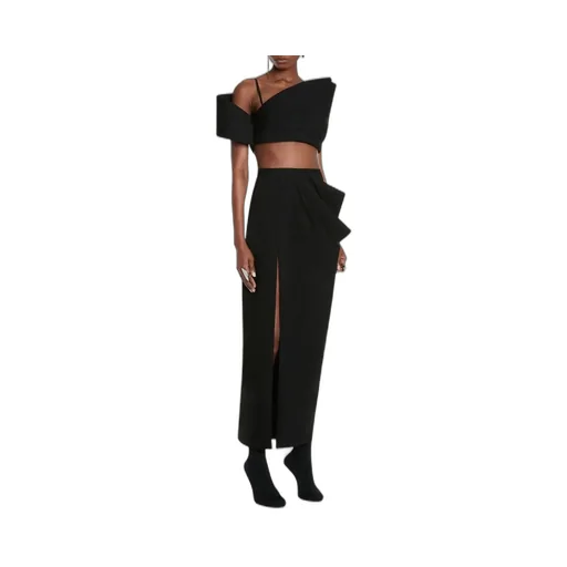 Deconstructed Asymmetric Crop Top