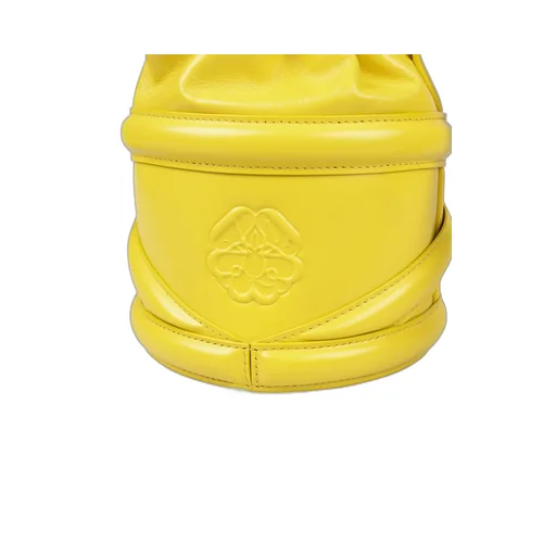 Soft Curve Drawstring Bucket Bag