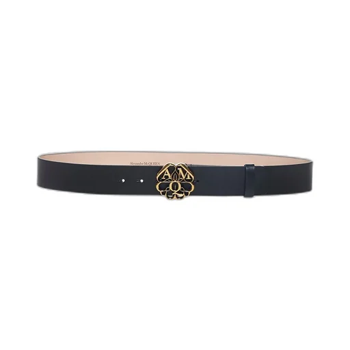 Logo Plaque Buckle Belt