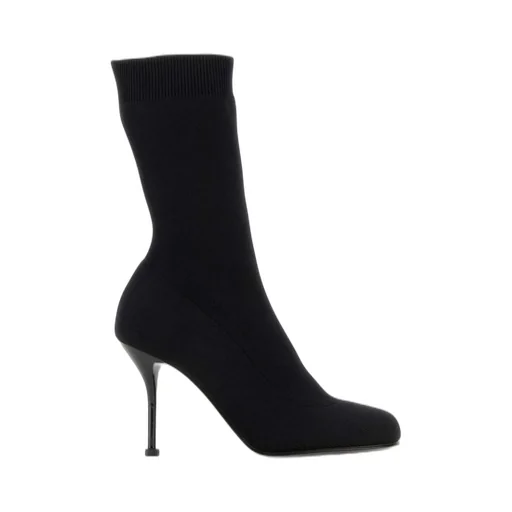 Pull-On Rib-Knit Boots