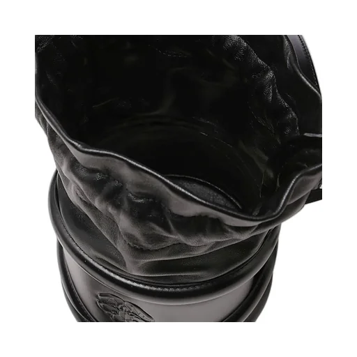 Logo Detailed Drawstring Bucket Bag