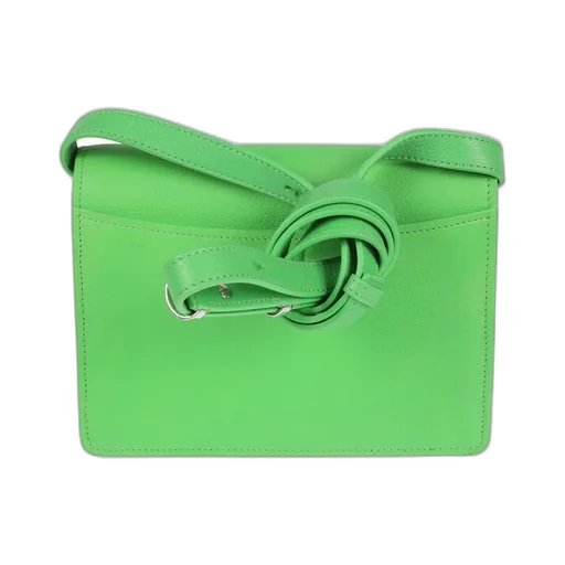 Four Ring Foldover Top Shoulder Bag