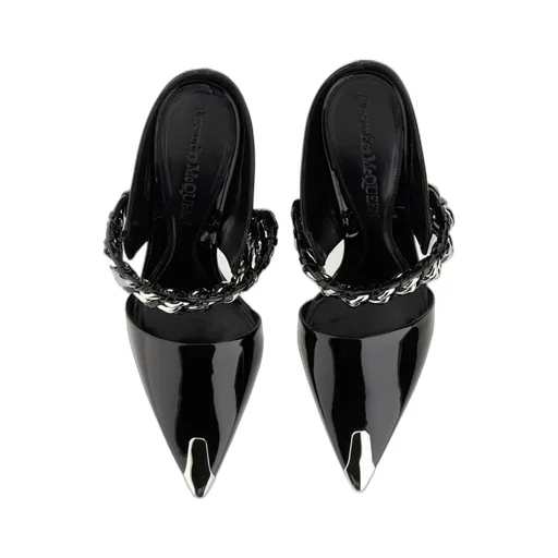 Pointed Toe Slip-On Sandals