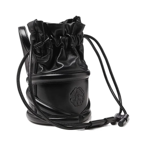 Logo Detailed Drawstring Bucket Bag