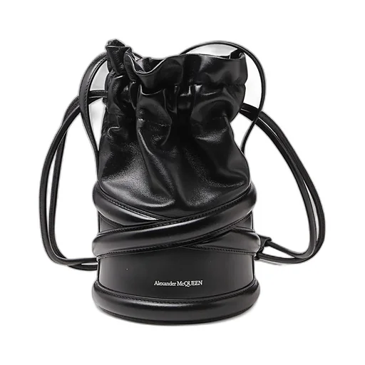 Logo Detailed Drawstring Bucket Bag