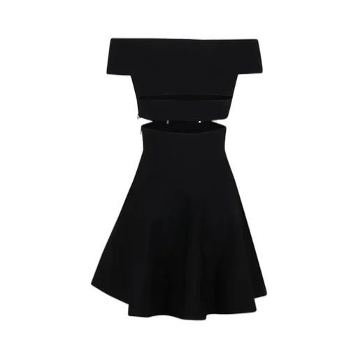 Off-Shoulder Flared Dress