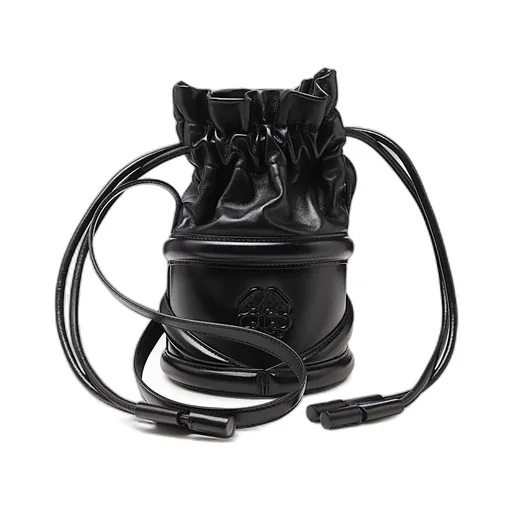 Logo Detailed Drawstring Bucket Bag