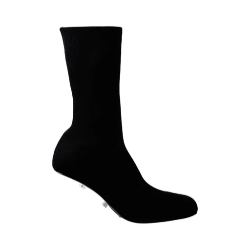Knitted Round-Toe Boots