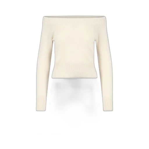 Off-Shoulder Long-Sleeved Jumper
