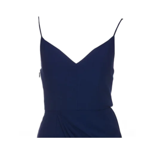 V-Neck Spaghetti Strap Midi Dress
