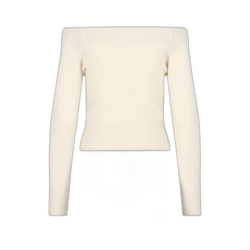 Off-Shoulder Long-Sleeved Jumper