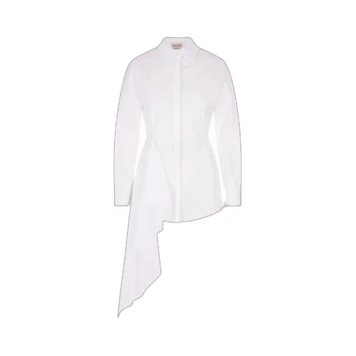 Asymmetric Button-Up Shirt