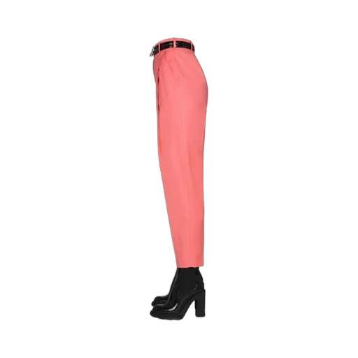 High-Waisted Tapered Trousers