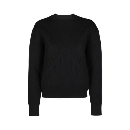 Textured Crewneck Sweater
