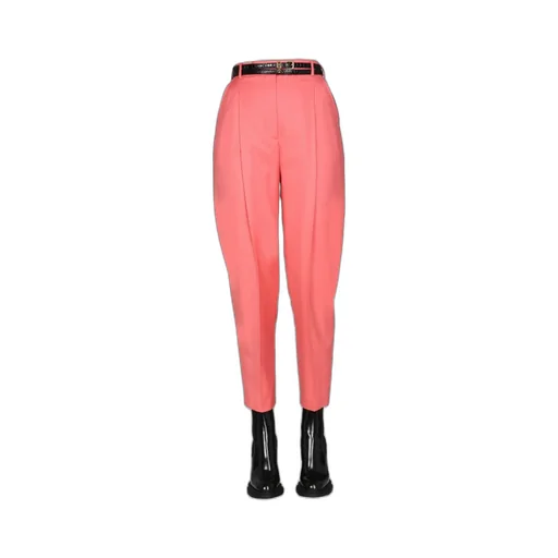 High-Waisted Tapered Trousers