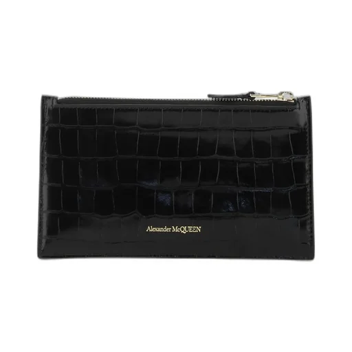 Skull Embossed Zipped Wallet