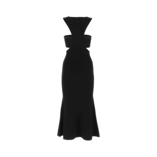 Slashed Harness Cut-Out Detailed Dress