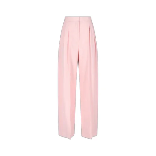 Pleat Detailed Wide-Leg Trousers