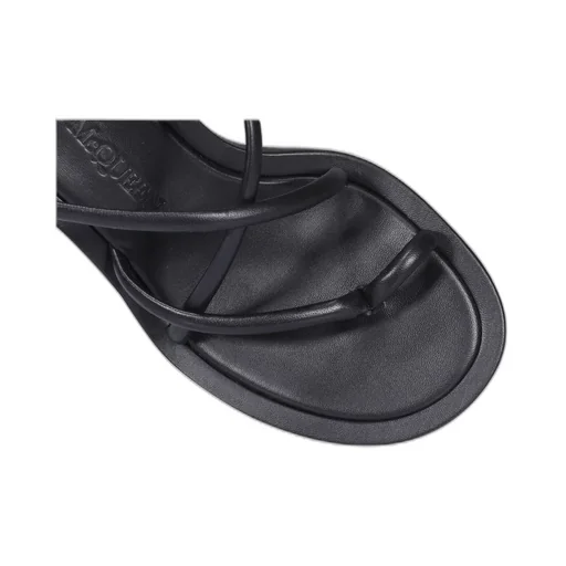 Strappy Kitten-Heeled Sandals