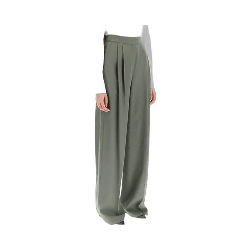 Wide-Leg Tailored Trousers