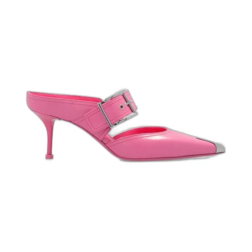 Pointed-Toe Slip-On Mules