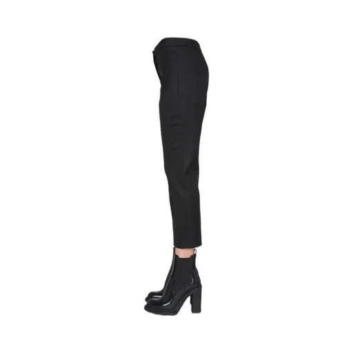 Cropped Straight Leg Trousers