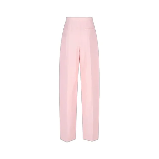 Pleat Detailed Wide-Leg Trousers