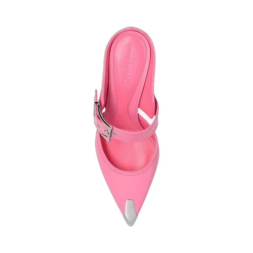 Pointed-Toe Slip-On Mules