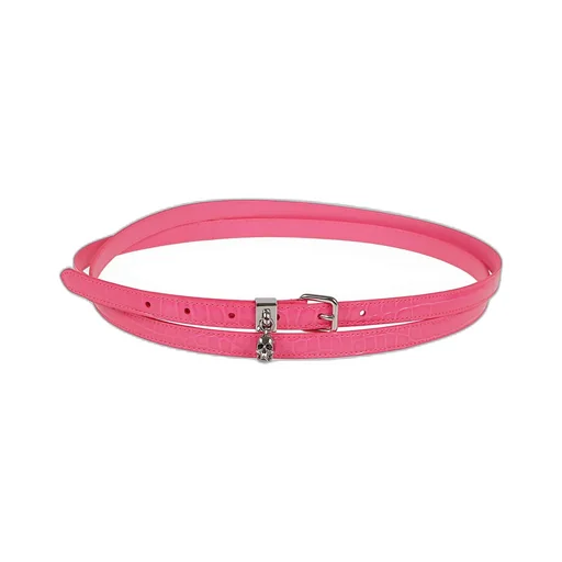 Skull Charm Buckle Belt