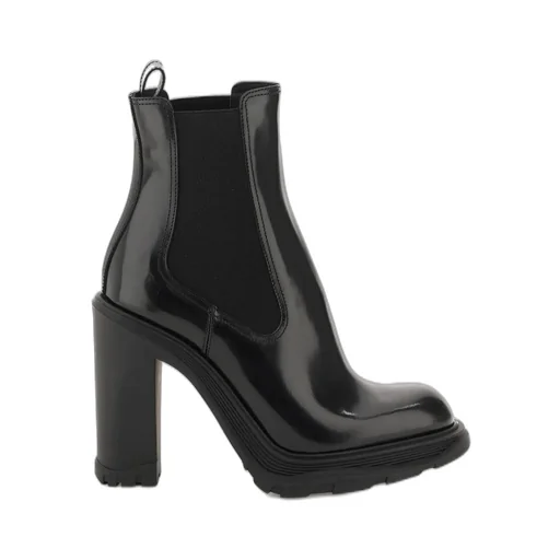 Block-Heeled Ankle Boots