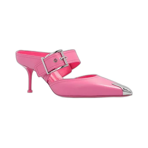 Pointed-Toe Slip-On Mules