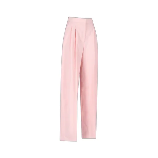 Pleat Detailed Wide-Leg Trousers