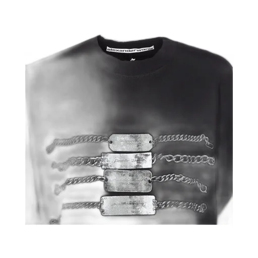 Chain Graphic Printed Oversized T-Shirt