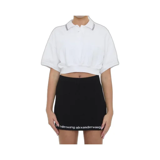 Cropped Polo Shirt