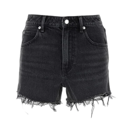 Frayed Edge Denim Shorts
