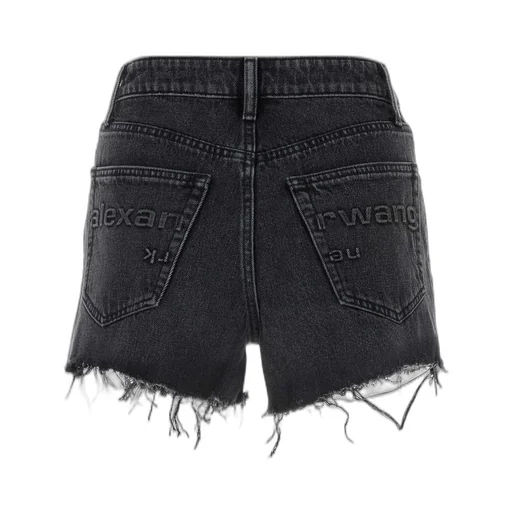 Frayed Edge Denim Shorts