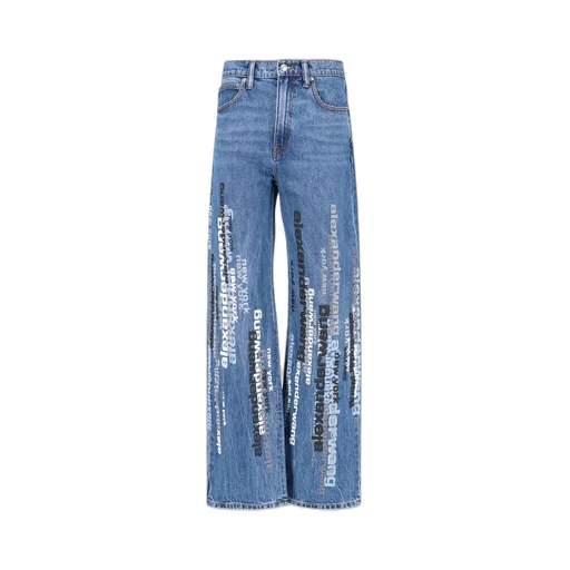 Ez Vertical Logo Screen Print Jeans