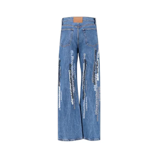 Ez Vertical Logo Screen Print Jeans