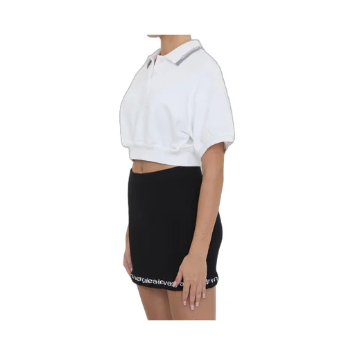 Cropped Polo Shirt