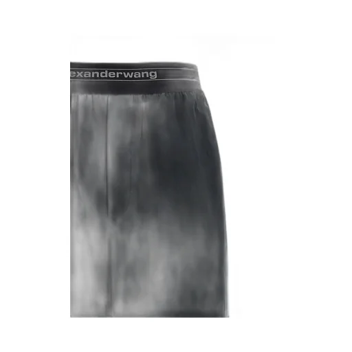 Logo Waistband Mid-Waisted Pants