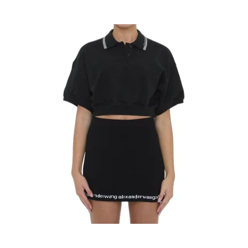 Cropped Polo Shirt