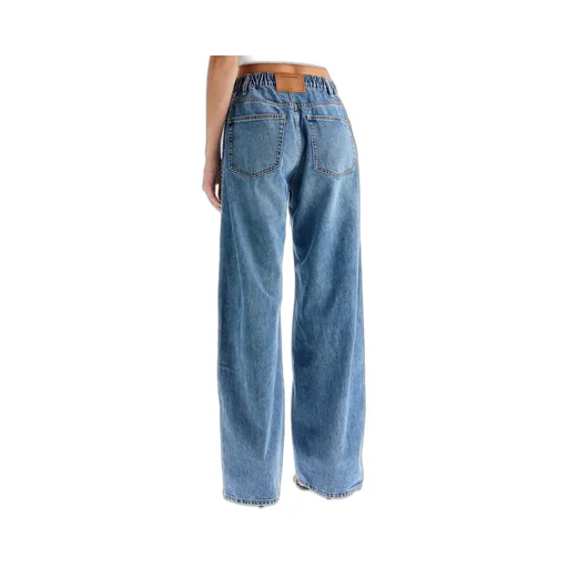 Logo-Embossed Balloon Jeans