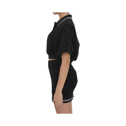 Cropped Polo Shirt