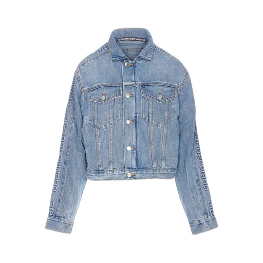 Denim Track Jacket