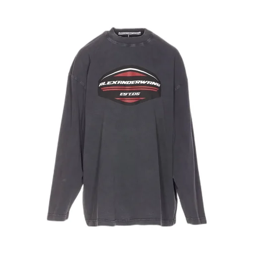 Shield Graphic Printed Long Sleeved T-Shirt
