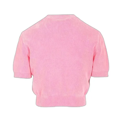 Short-Sleeved Cropped Jumper