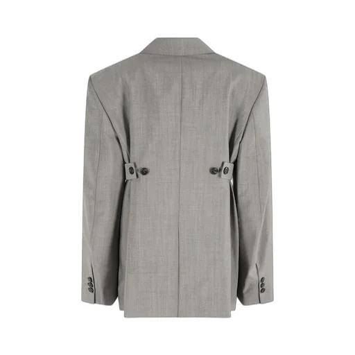 Logo Patch Single-Breasted Blazer